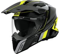 Airoh Commander 2 Skip, casco avventura XL female Opaco Grigio/Giallo Fluo/Nero