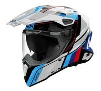 Casco Touring Airoh Commander 2 Skip Bianco Rosso Lucido M