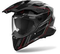 Airoh Commander 2 Stylish Full Carbon Casco da motocross, carbone, taglia L per maschi