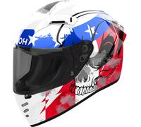 Airoh Connor Nation, casco integrale L male Bianco/Rosso/Blu/Grigio