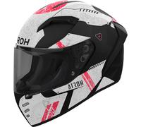 Airoh Connor Omega, casco integrale XL male Opaco Nero/Grigio Chiaro/Rosso