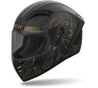 Airoh Connor Titan Casco, nero-oro, taglia L per maschi