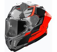 Airoh GP 800 Master Carbon Casco, nero-grigio-arancione, taglia L per maschi