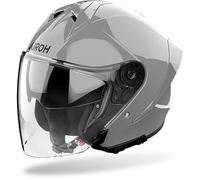 Airoh Casco Jet H 21 Grigio lucido Taglia M