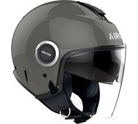 Airoh Helios Color, casco jet M male Grigio Scuro