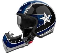 Airoh J 110 Command, casco modulare M male Blu Scuro/Nero/Grigio