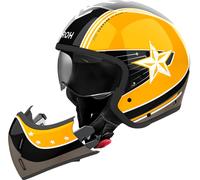 Airoh J 110 Command, casco modulare M male Giallo/Nero/Grigio Scuro