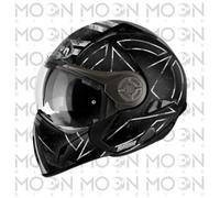Airoh J106 Command Casco Modulare Apribile P/J ECE 22.05 Nero Opaco Tg. XS
