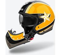 AIROH J1c31, Casco Unisex, Giallo Lucido, L