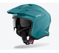 Airoh Casco Jet Kombakt Color Verde Petrolio Opaco Taglia M