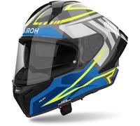 Airoh Matryx Rider Casco, nero-blu-giallo, taglia L per maschi