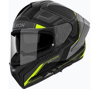 Airoh Matryx Rocket, casco integrale XL female Opaco Nero/Grigio/Giallo Fluo