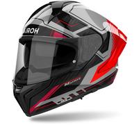 Airoh Matryx Rocket Casco, nero-grigio-rosso, taglia S per maschi
