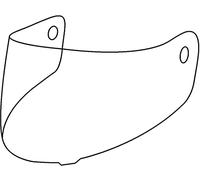 Airoh Movement/Storm/ST 301 Visiera (Clear,One Size)