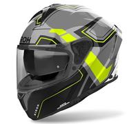 Airoh Spark 2 Dart Casco, nero/grigio/giallo, Taglia M (57/58)
