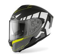 Airoh Spark Rise Casco, nero-giallo, taglia 2XL per maschi