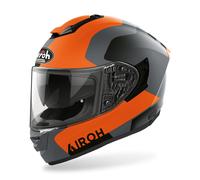 Airoh ST.501 Dock Casco, nero opaco/arancione, Taglia XL (61/62)