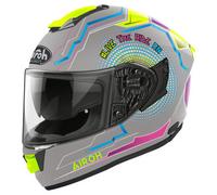 Airoh ST 501 Power, casco integrale XXL male Opaco Grigio/Giallo Fluo/Fucsia/Blu