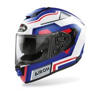 Airoh ST.501 Square Casco, bianco/blu/rosso, Taglia XXL (63)