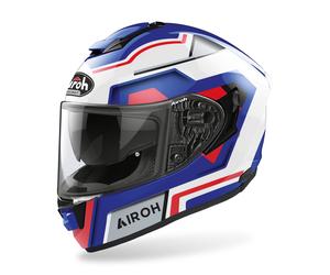 Airoh ST.501 Square Casco, bianco-rosso-blu, taglia 2XL per maschi