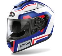 Airoh ST.501 Square Casco, bianco-rosso-blu, taglia 2XL per maschi