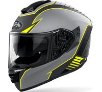 Airoh ST.501 Type, casco integrale XL male Opaco Grigio Chiaro/Grigio/Giallo Fluo