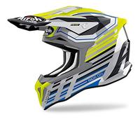 AIROH - Casco Strycker Shaded Giallo Gloss Nero,Grigio,Blu,Giallo,Bianco S
