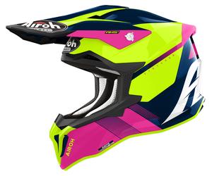 Airoh Strycker Blazer Blu/Fucsia/Giallo 2XL