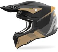 Airoh Strycker Blazer Casco Motocross, oro, taglia S per maschi