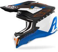 Airoh Strycker Skin Casco Motocross, blu, taglia L