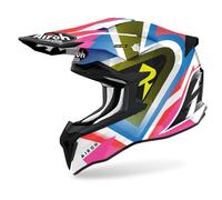 Airoh Strycker View Casco Motocross, multicolore, taglia XS per maschi
