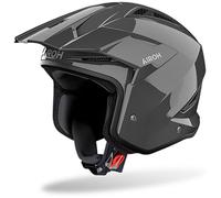 Airoh TRR II Casco a reazione, grigio scuro, Taglia S (55/56)