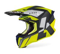 Airoh Twist 2.0 Lift Casco da motocross, nero/giallo, Taglia XXL (63)