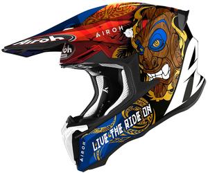 Airoh Twist 2.0 Tiki, casco a croce XS male Nero/Rosso/Blu/Marrone