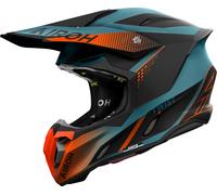 Airoh Twist 3 Shard, casco a croce M male Opaco Nero/Petrolio/Arancione