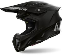 Airoh Twist 3 Solid Casco da motocross, nero opaco, Taglia L (59/60)