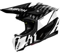 Airoh Twist 3 Thunder, casco a croce S male Bianco/Nero/Grigio