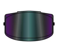 Airoh Visiera Iridium Casco Commander