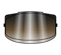 Airoh Visiera Silver Argento Specchiata Casco Commander