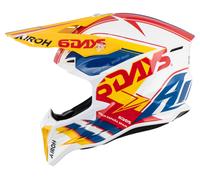 Airoh Wraaap 6Days Spain 2024 Casco Cross Rosso/Blu/Bianco/Giallo XL
