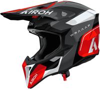 Airoh Wraaap Conquer, casco da motocross XXL female Grigio/Rosso/Bianco