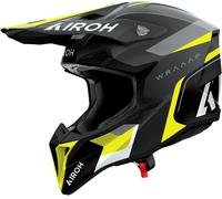Airoh Wraaap Conquer, casco da motocross XL female Opaco Nero/Giallo Fluo/Grigio
