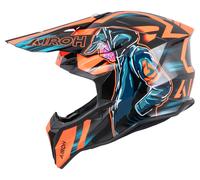 Airoh Wraaap Cyber unisex arancia, taglia XS