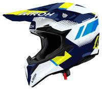 Airoh Casco Off-Road WRAAAP VISION Giallo/Blu Gloss Taglia S
