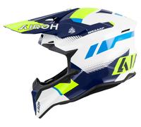 Casco Off-Road Airoh WRAAAP VISION Yellow/Blue Gloss Taglia:L