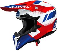 Casco Off-Road Airoh WRAAAP VISION Red/Blue Gloss