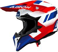 Airoh Wraaap Vision, casco da motocross XL female Rosso/Bianco/Blu