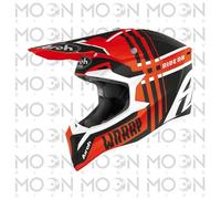 Airoh Wraap Broken Casco Cross Enduro Arancio Opaco HRT ECE Moto MX Off-Road