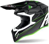 Airoh Wraap Mood Casco motocross, verde, taglia L