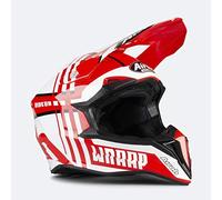 AIROH WRAAP YOUTH SMILE RED MATT XS